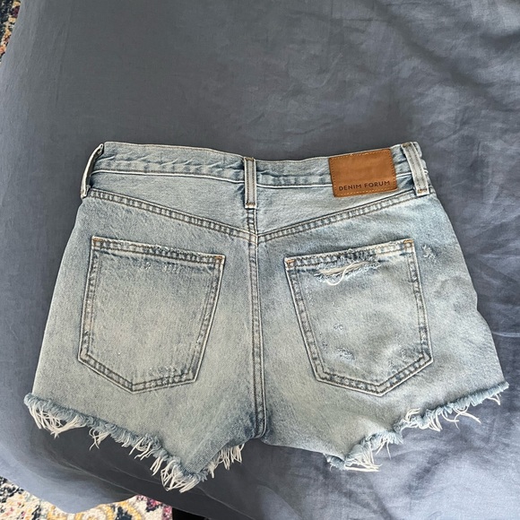 Denim forum the yoko high rise jean shorts - Picture 2 of 3